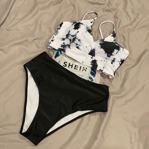 TIE DYE HIGH-WAISTED BIKINI